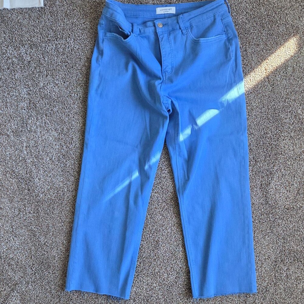 cropped jeans